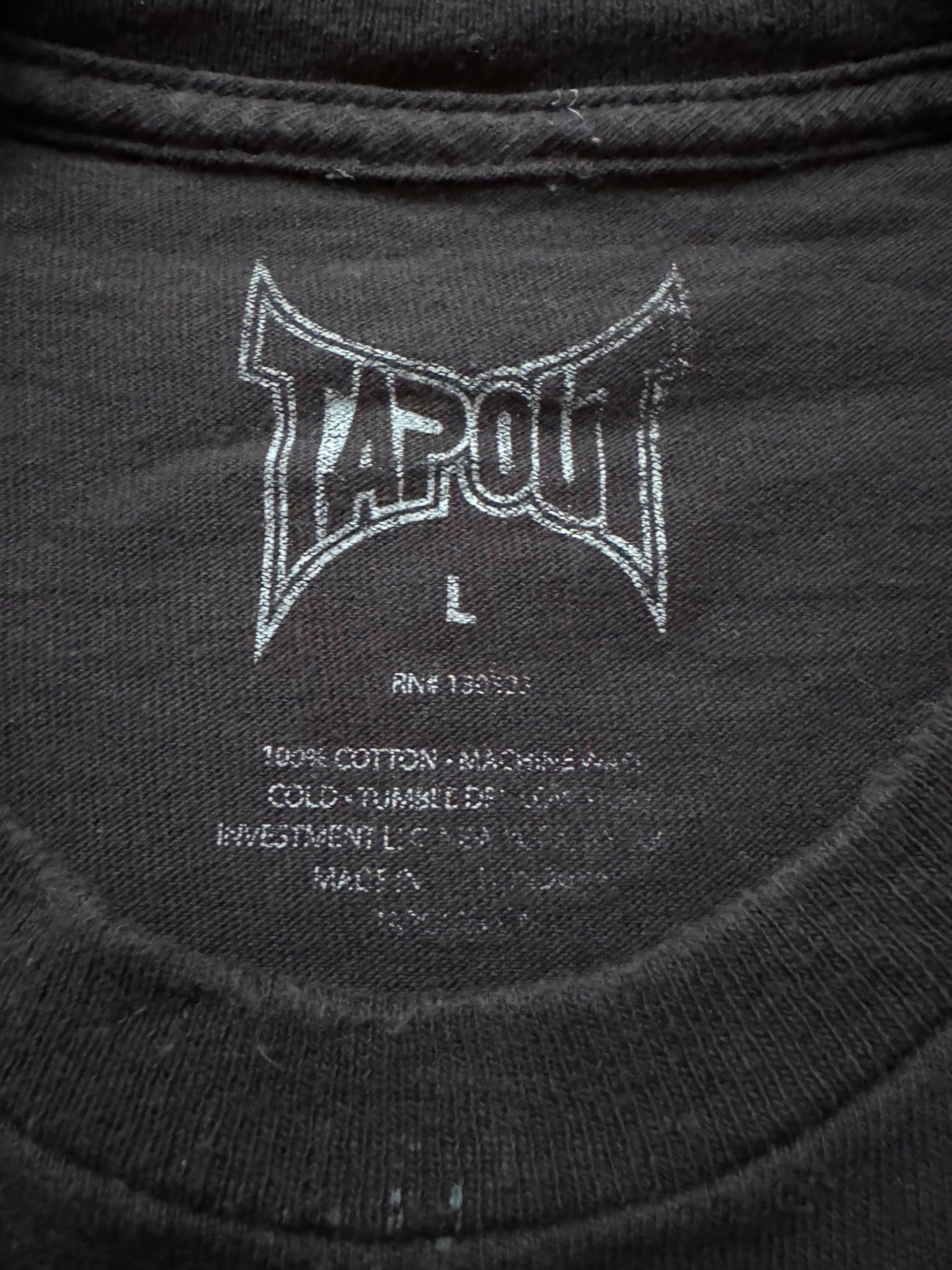 Tapout "Believe" Grunge Print T-Shirt